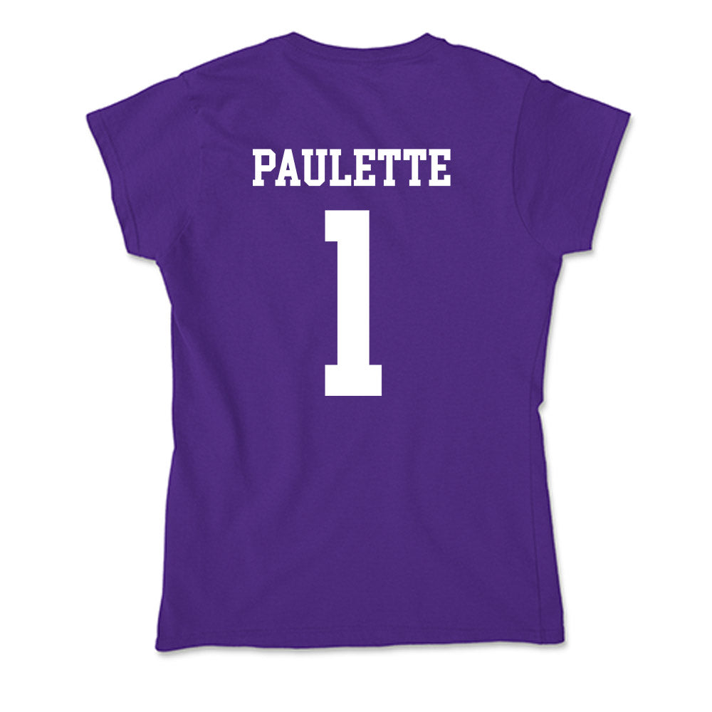 SFA - NCAA Football : Kahliq Paulette - Soft Style Women’s T-Shirt-1