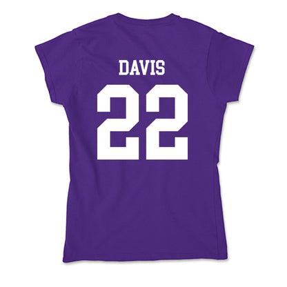 SFA - NCAA Women's Soccer : Kamrynn Davis - Soft Style Women’s T-Shirt-1