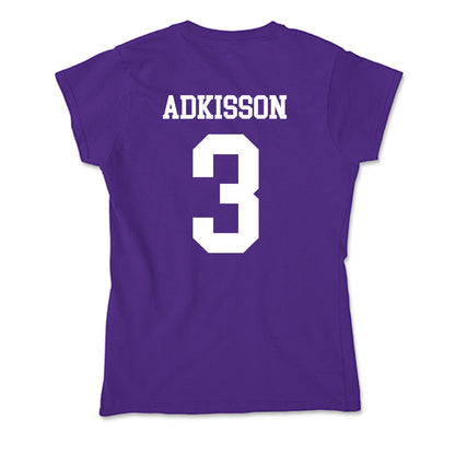 SFA - NCAA Baseball : Ethan Adkisson - Soft Style Women’s T-Shirt-1