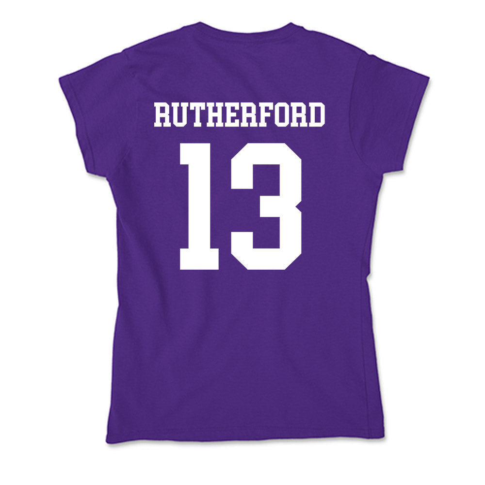 SFA - NCAA Football : Gavin Rutherford - Soft Style Women’s T-Shirt-1