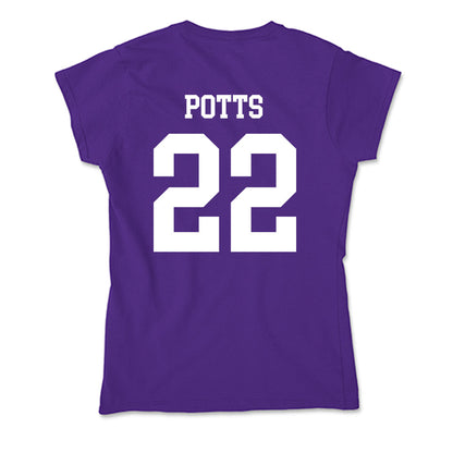 SFA - NCAA Football : Xavier Potts - Soft Style Women’s T-Shirt-1