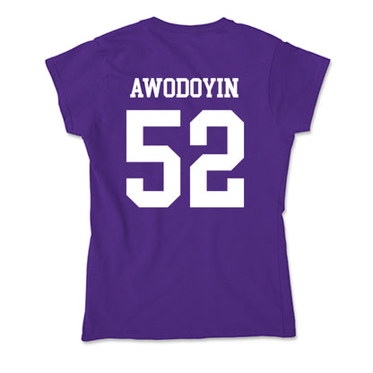 SFA - NCAA Football : Favour Awodoyin - Soft Style Women’s T-Shirt-1