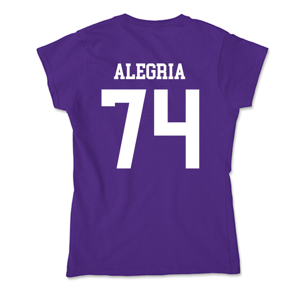 SFA - NCAA Football : Giovanny Alegria - Soft Style Women’s T-Shirt-1