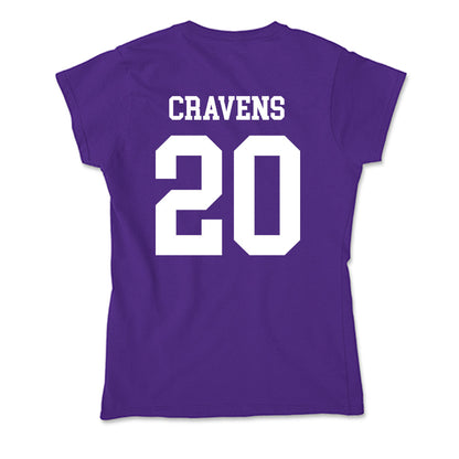 SFA - NCAA Women's Volleyball : Molly Cravens - Soft Style Women’s T-Shirt-1