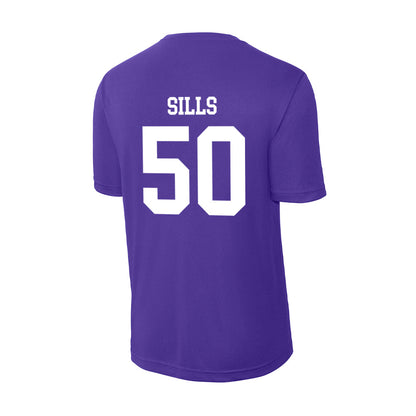 SFA - NCAA Football : Wiley Sills - Activewear T-Shirt-1