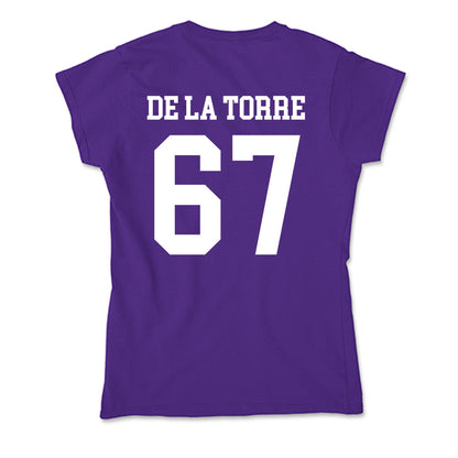 SFA - NCAA Football : Kolt De La Torre - Soft Style Women’s T-Shirt-1