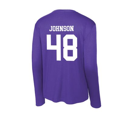 SFA - NCAA Football : Broderick Johnson - Activewear Long Sleeve T-Shirt-1