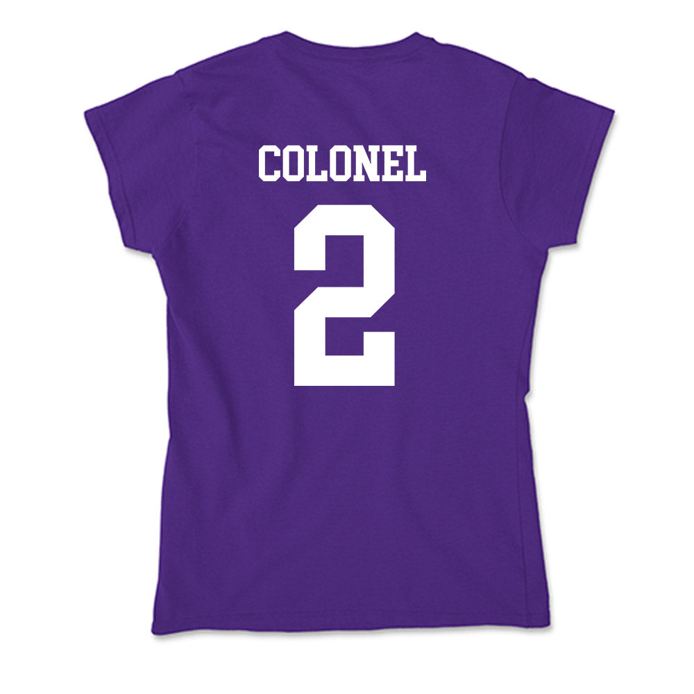 SFA - NCAA Men's Basketball : Jerald Colonel - Soft Style Women’s T-Shirt-1