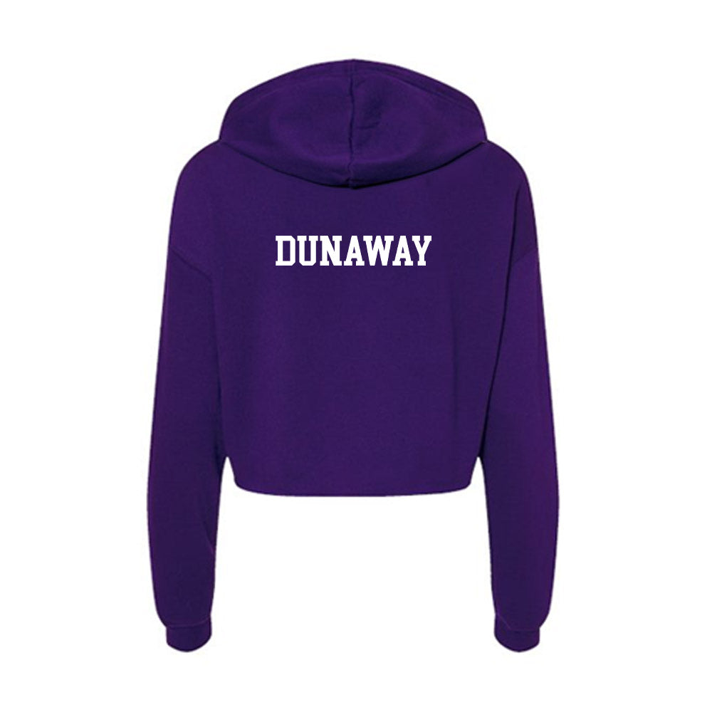 SFA - NCAA Men's Golf : Cayden Dunaway - Women's Crop Fleece Hoodie-1