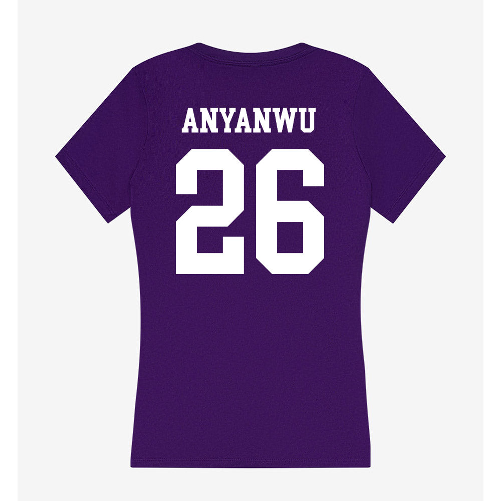 SFA - NCAA Football : Tony Anyanwu - Women's V-Neck T-Shirt-1