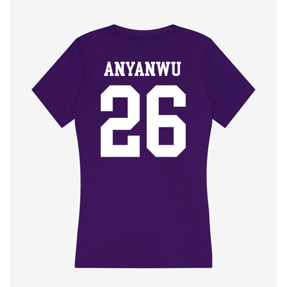 SFA - NCAA Football : Tony Anyanwu - Women's V-Neck T-Shirt-1