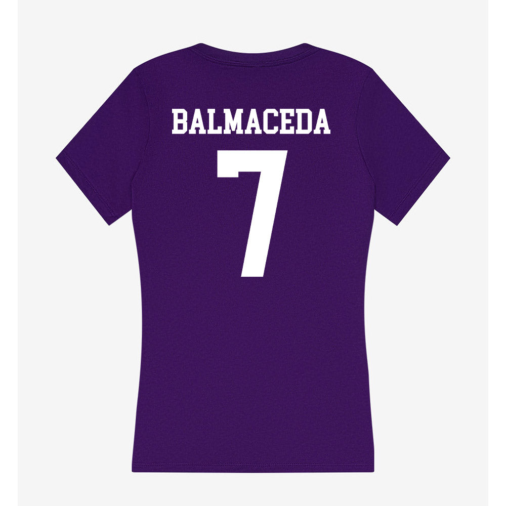 SFA - NCAA Baseball : Elian Balmaceda - Women's V-Neck T-Shirt-1