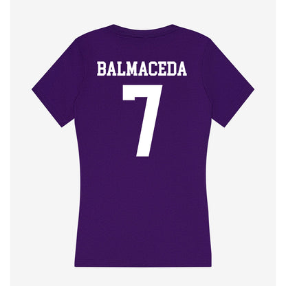 SFA - NCAA Baseball : Elian Balmaceda - Women's V-Neck T-Shirt-1