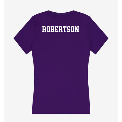 SFA - NCAA Men's Golf : Zach Robertson - Women's V-Neck T-Shirt-1