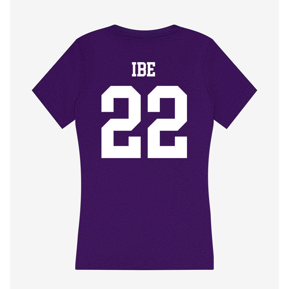 SFA - NCAA Baseball : Joshua Ibe - Women's V-Neck T-Shirt-1