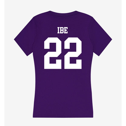 SFA - NCAA Baseball : Joshua Ibe - Women's V-Neck T-Shirt-1