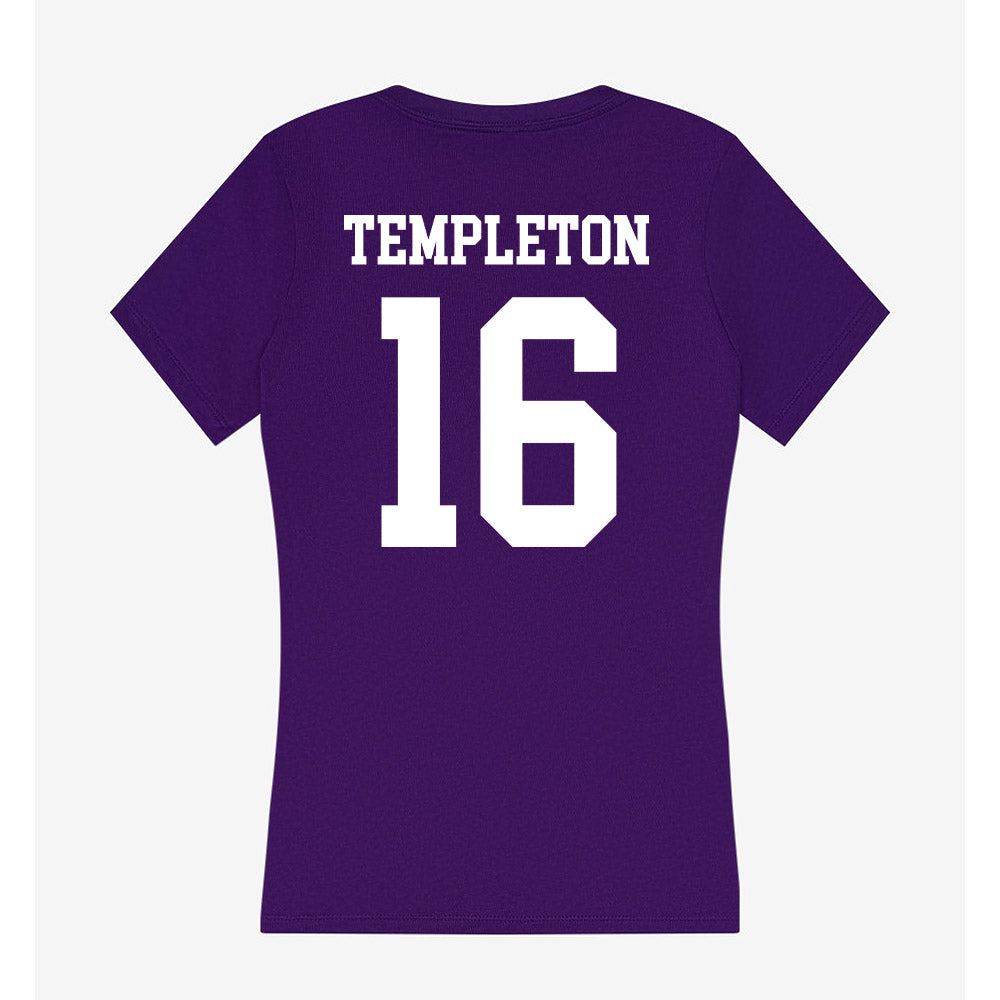 SFA - NCAA Baseball : Cody Templeton - Women's V-Neck T-Shirt-1
