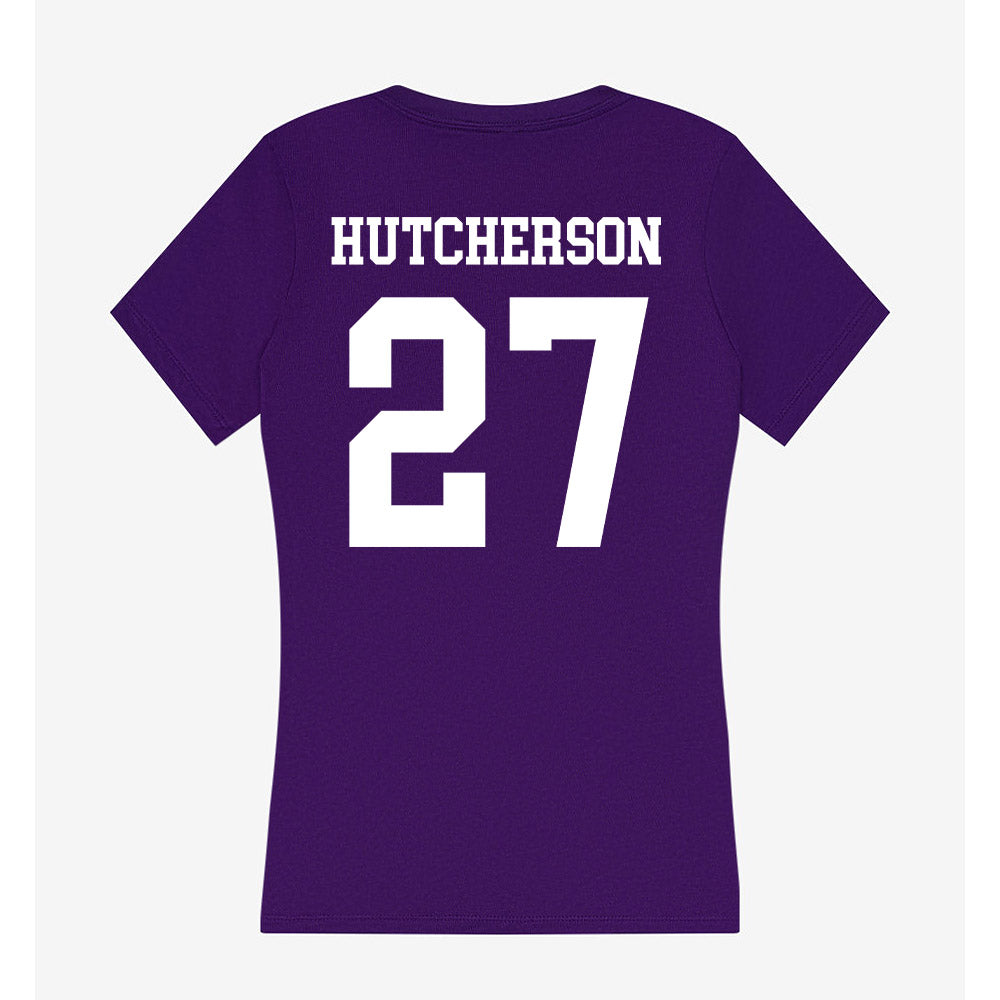 SFA - NCAA Football : Tyler Hutcherson - Women's V-Neck T-Shirt-1