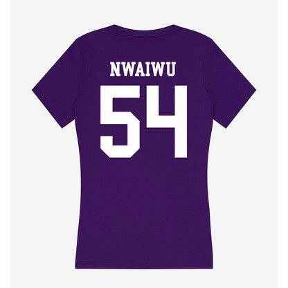 SFA - NCAA Football : Chimdia Nwaiwu - Women's V-Neck T-Shirt-1