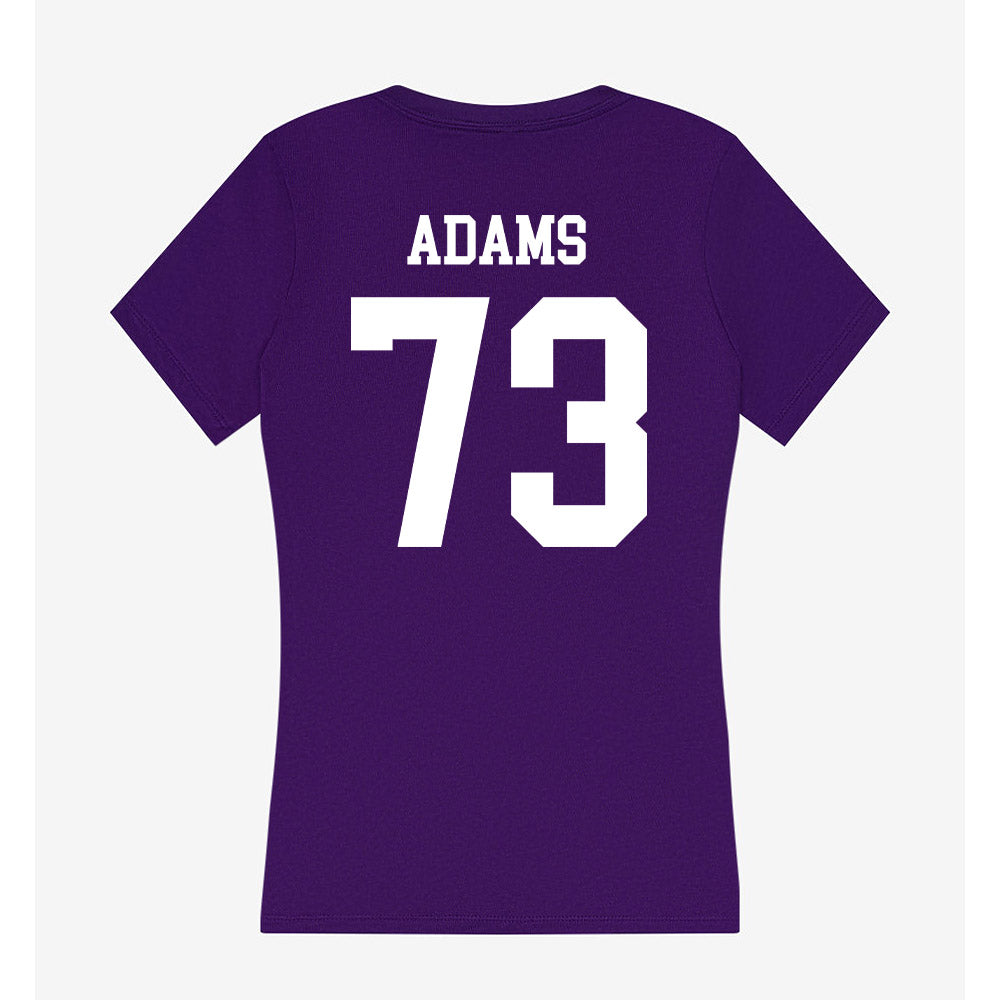 SFA - NCAA Football : Nate Adams - Women's V-Neck T-Shirt-1
