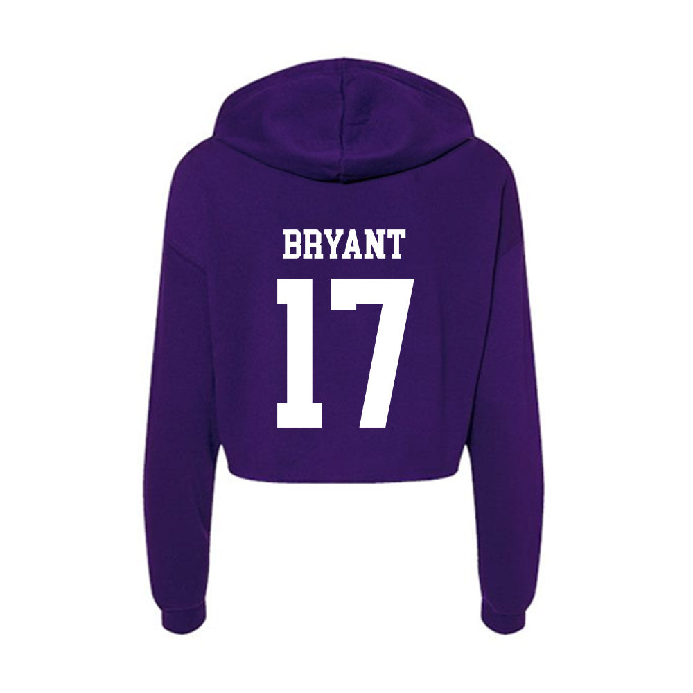 SFA - NCAA Softball : Crimson Bryant - Women's Crop Fleece Hoodie-1