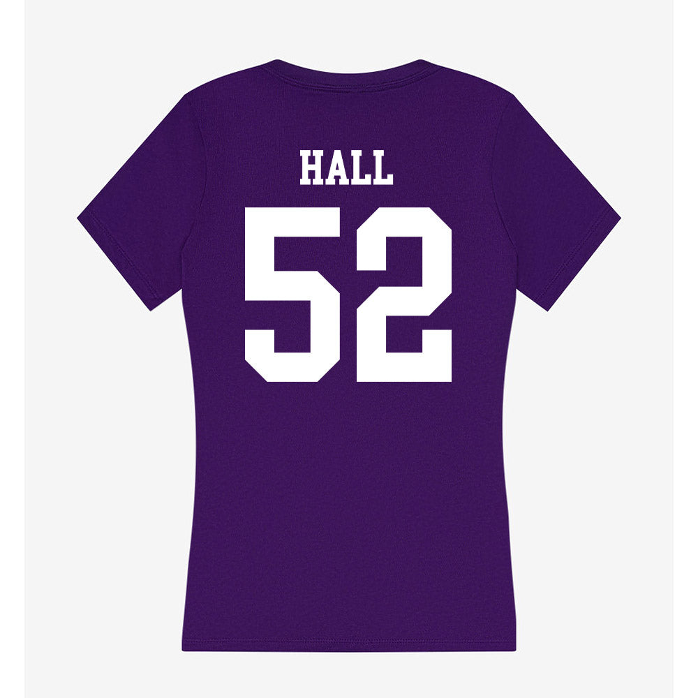 SFA - NCAA Football : Nathan Hall - Women's V-Neck T-Shirt-1