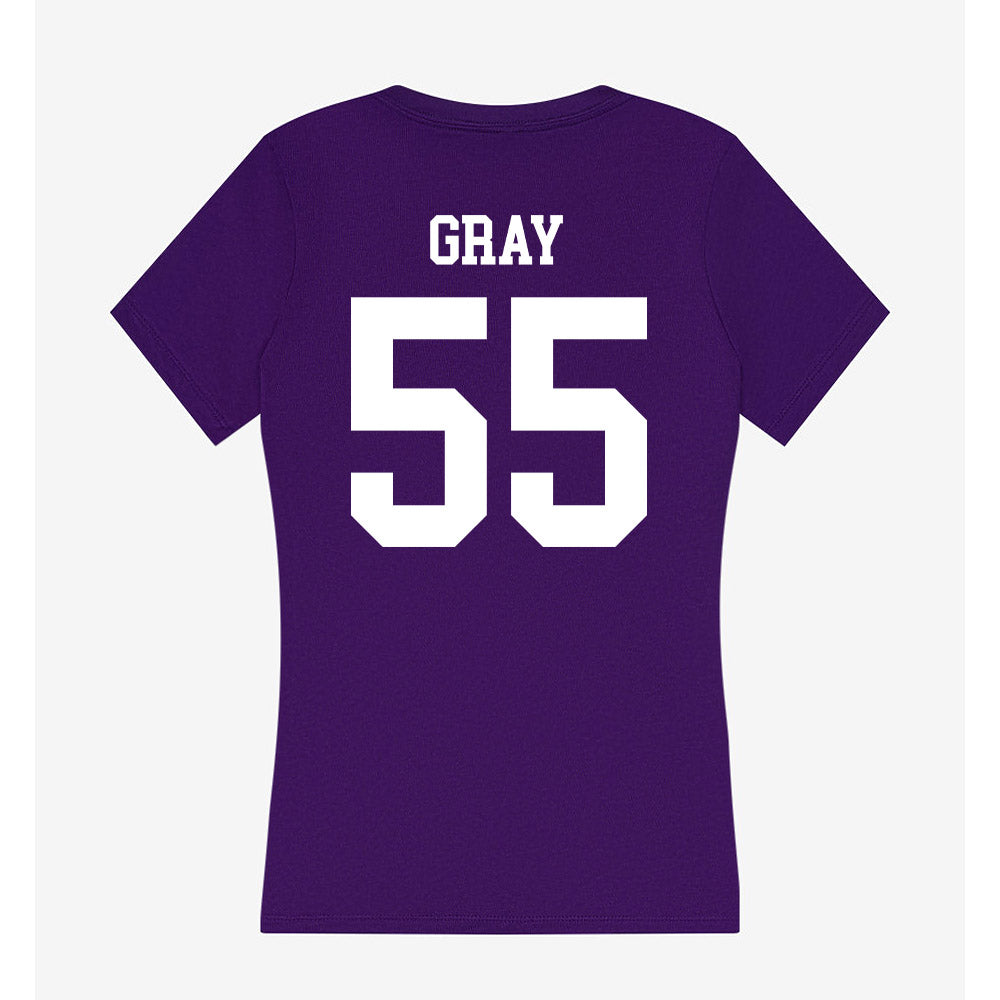 SFA - NCAA Football : Erik Gray - Women's V-Neck T-Shirt-1