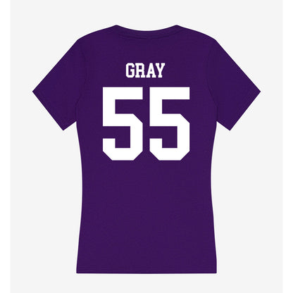 SFA - NCAA Football : Erik Gray - Women's V-Neck T-Shirt-1