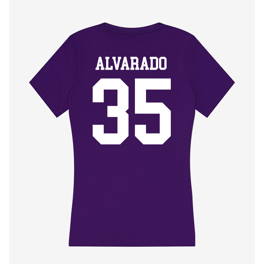 SFA - NCAA Football : Carlos Alvarado - Women's V-Neck T-Shirt-1
