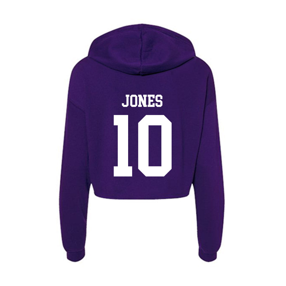 SFA - NCAA Women's Volleyball : Kennedy Jones - Women's Crop Fleece Hoodie-1