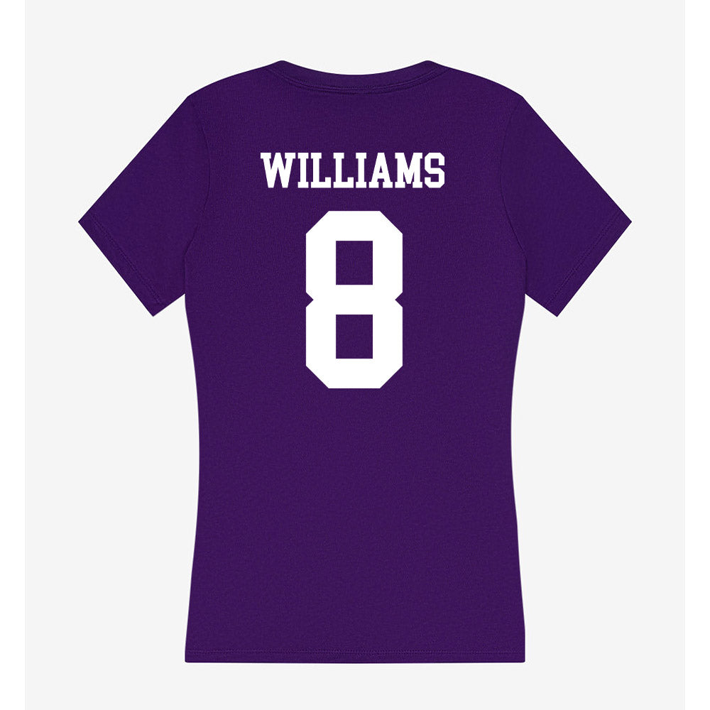 SFA - NCAA Football : Anthony Williams - Women's V-Neck T-Shirt-1