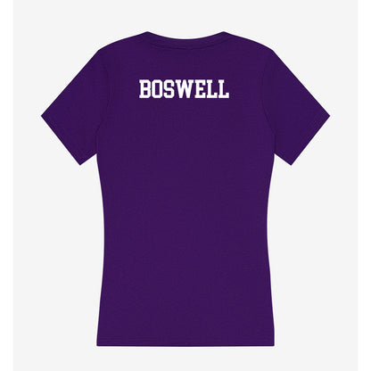 SFA - NCAA Beach Volleyball : Ashley Boswell - Women's V-Neck T-Shirt-1