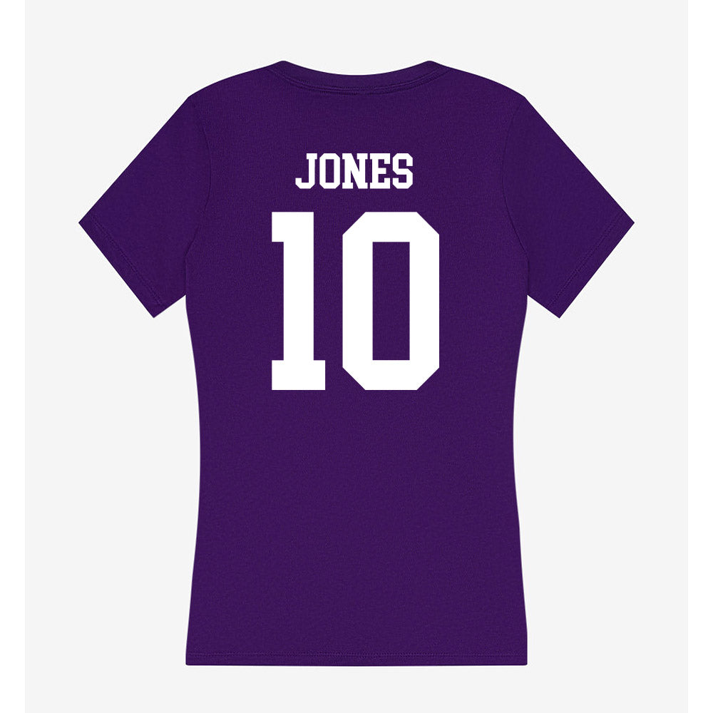 SFA - NCAA Women's Volleyball : Kennedy Jones - Women's V-Neck T-Shirt-1
