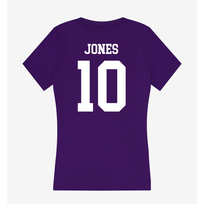 SFA - NCAA Women's Volleyball : Kennedy Jones - Women's V-Neck T-Shirt-1