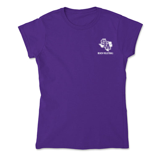 SFA - NCAA Beach Volleyball : Hailey Prodan - Soft Style Women’s T-Shirt-0