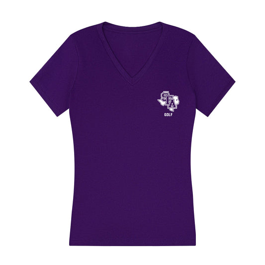 SFA - NCAA Men's Golf : Carter Patterson - Women's V-Neck T-Shirt-0