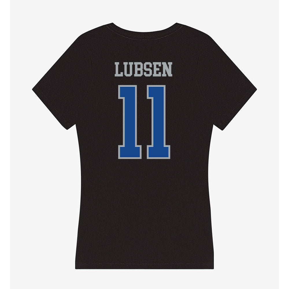 CNU - NCAA Baseball : Lincoln Lubsen - Women's V-Neck T-Shirt-1