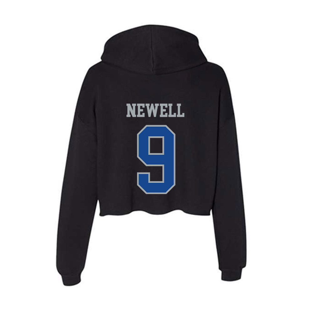 CNU - NCAA Baseball : Cooper Newell - Women's Crop Fleece Hoodie-1