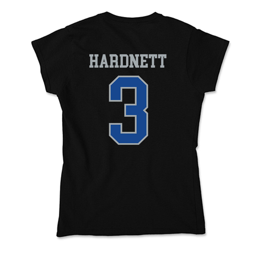 CNU - NCAA Men's Lacrosse : Jayden Hardnett - Soft Style Women’s T-Shirt-1