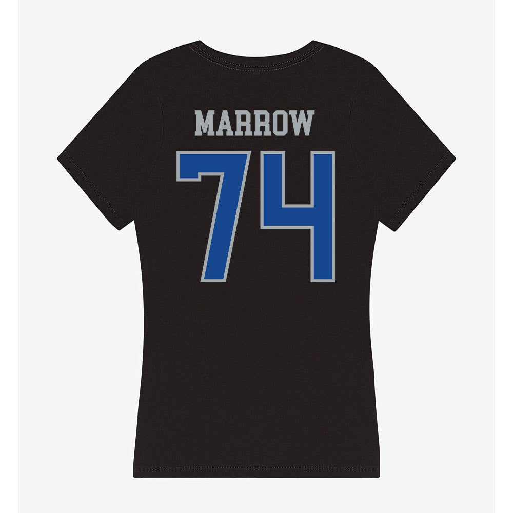 CNU - NCAA Football : Kashawn Marrow - Women's V-Neck T-Shirt-1