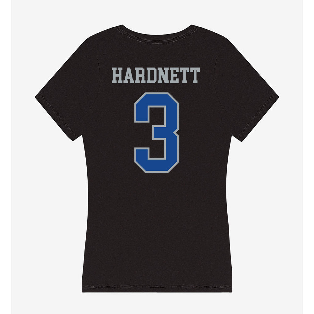 CNU - NCAA Men's Lacrosse : Jayden Hardnett - Women's V-Neck T-Shirt-1