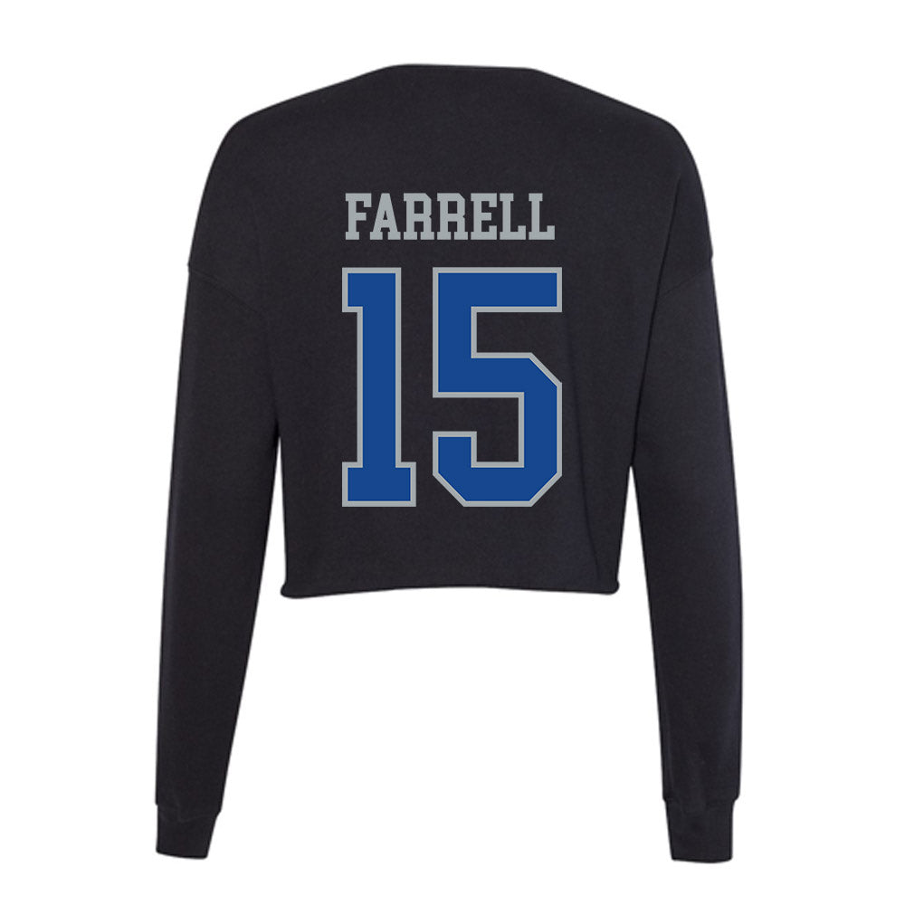 CNU - NCAA Women's Lacrosse : Maura Farrell - Women's Cropped Crew Fleece-1