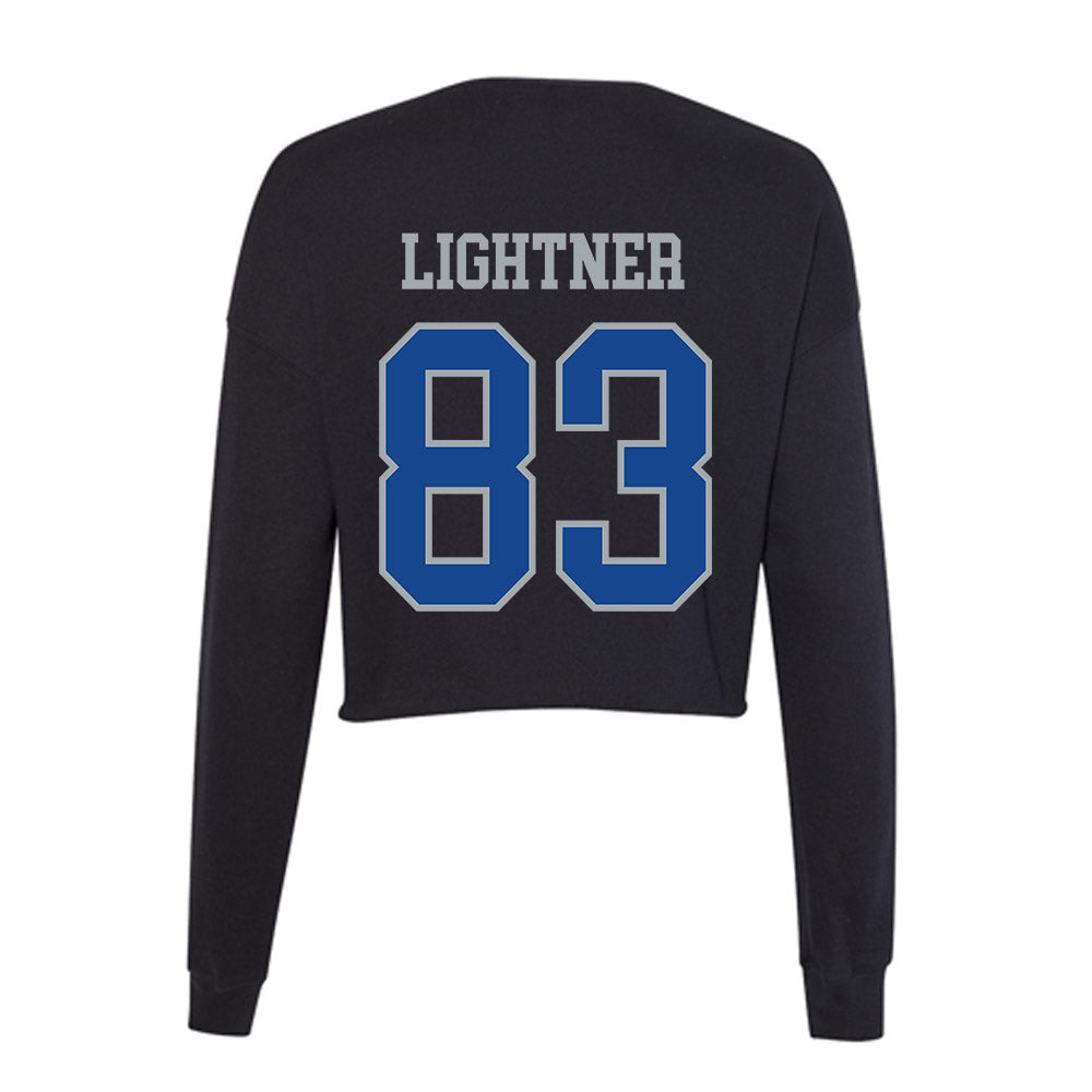 CNU - NCAA Football : Elliott Lightner - Women's Cropped Crew Fleece-1