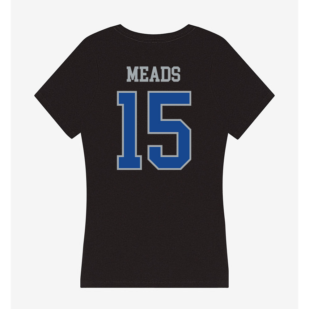 CNU - NCAA Football : Cooper Meads - Women's V-Neck T-Shirt-1