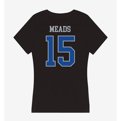CNU - NCAA Football : Cooper Meads - Women's V-Neck T-Shirt-1