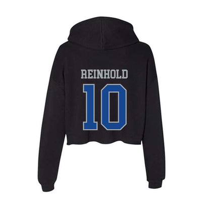 CNU - NCAA Baseball : Josh Reinhold - Women's Crop Fleece Hoodie-1