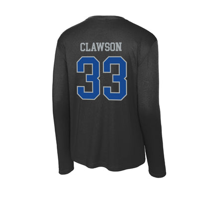 CNU - NCAA Football : Charlie Clawson - Activewear Long Sleeve T-Shirt-1