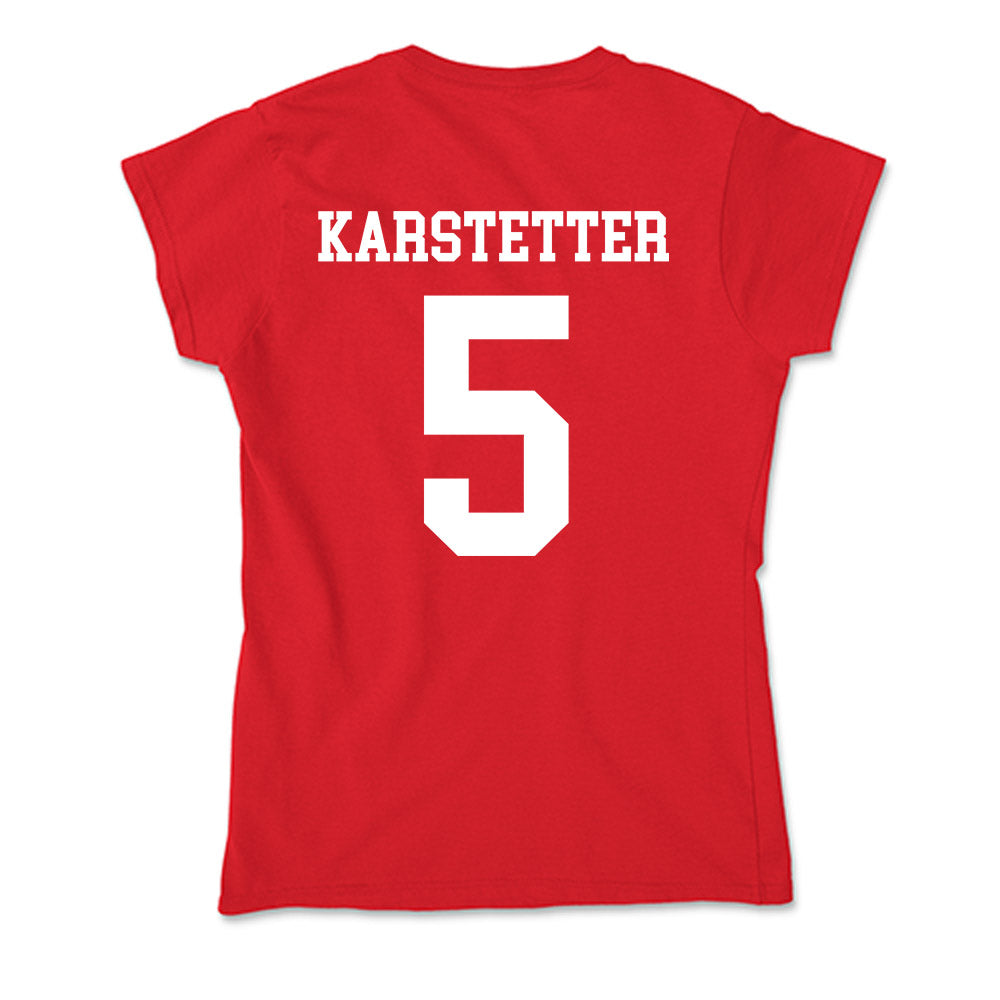 Tampa - NCAA Baseball : Kevin Karstetter - Soft Style Women’s T-Shirt-1