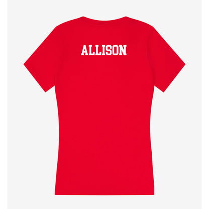 Tampa - NCAA Men's Swimming & Diving : Jared Allison - Women's V-Neck T-Shirt-1