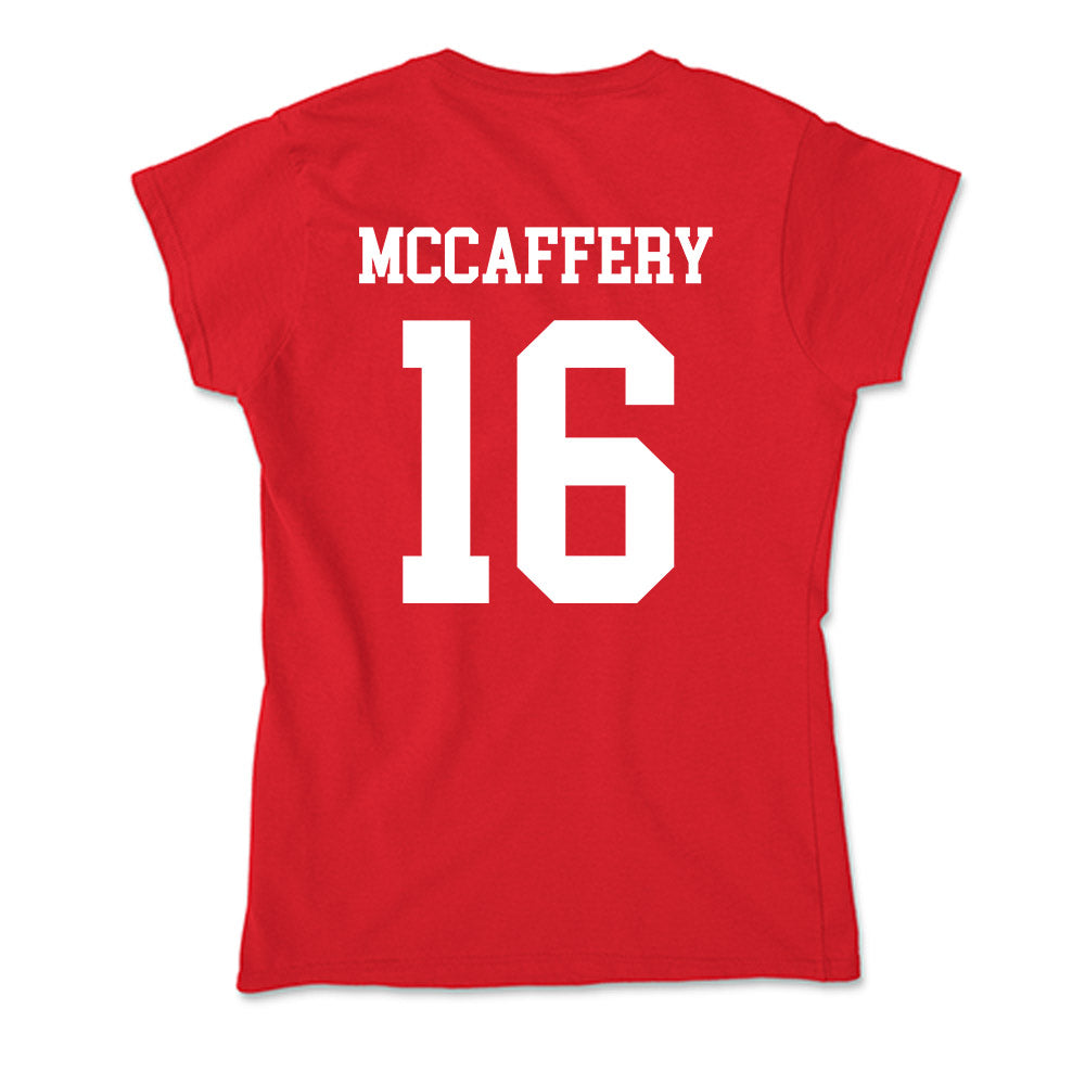 Tampa - NCAA Baseball : Dennis McCaffery - Soft Style Women’s T-Shirt-1